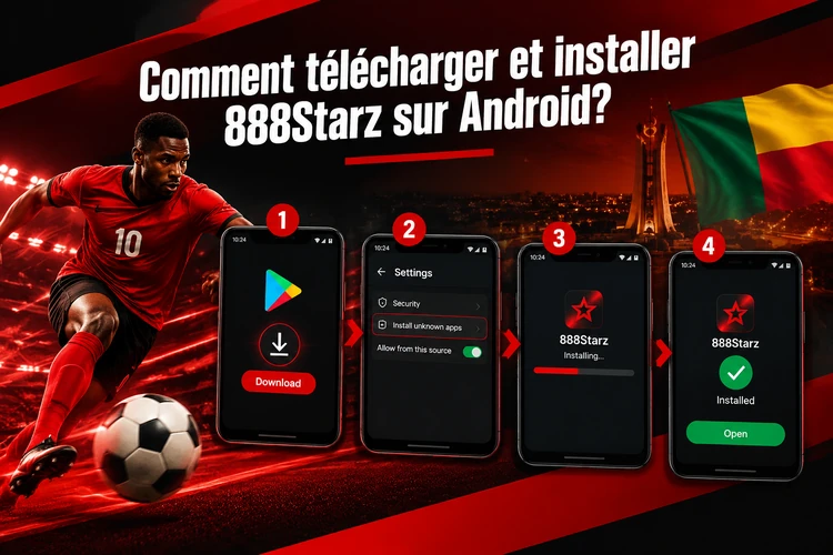 Comment télécharger et installer 888Starz sur Android?