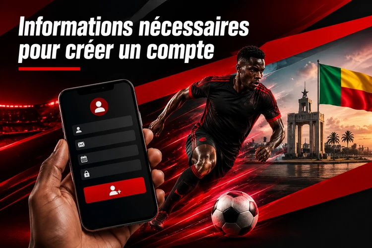 Informations nécessaires pour créer un compte