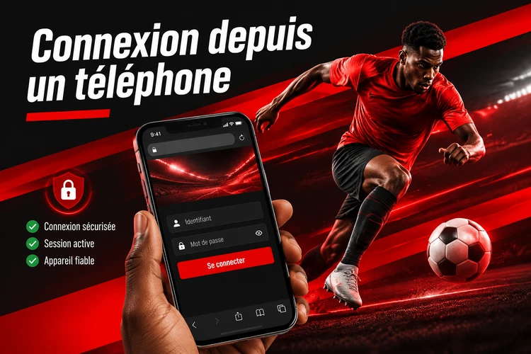 Connexion depuis un téléphone